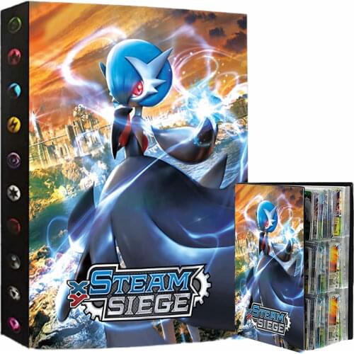 PokéMon 432 Cards Collection Holder 9 Pocket Anime Pokemon Album Map Game Card Binder Folder Top Loaded List Toys Gift For Kids