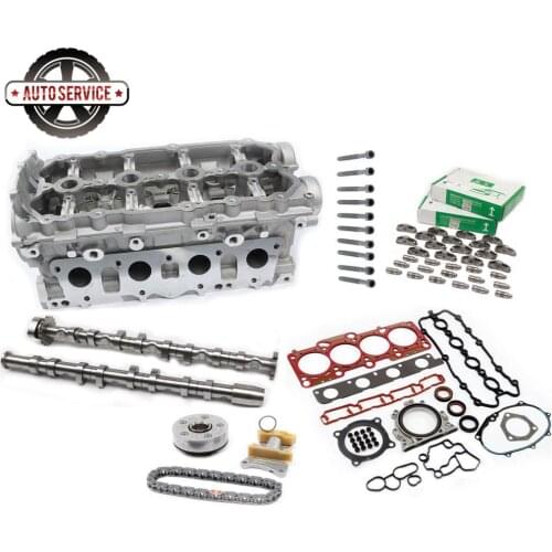 Engine Cylinder Head Valves Camshaft Bolts Kit Timing Chain Tensioner Kit For VW Passat B6 Golf Jetta Audi A4 A6 TT Skoda Seat