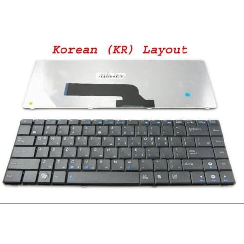 New Laptop keyboard for Asus K40 series K40AB K40AF K40C K40ID K40IE K40IJ K43S K43SJ K43SV K43U Black Korean KR - V090462AS1