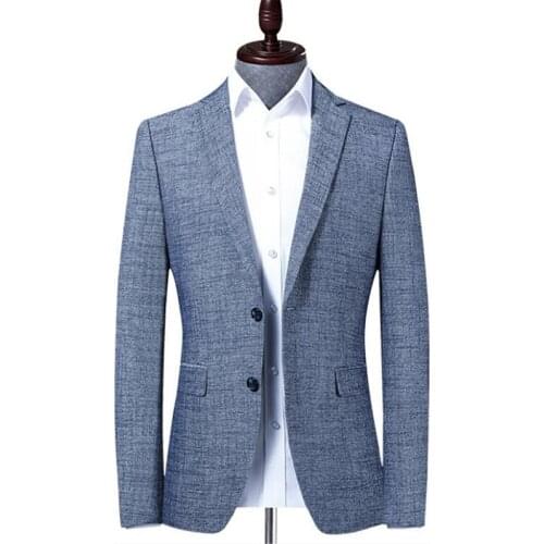 New Men Blazer Jacket Fashion Casual Suit Men Slim Fit Costume Homme Wedding Dress Suit