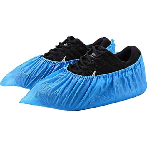 100 Pack 50 Pairs Shoe Covers Disposable Waterproof Rain Shoes Covers Slip-resistant Rubber Rain Boot Overshoes S/M/L Shoes