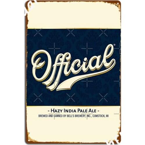 Official Indian Pale Ale Ipa Beer Metal Signs Cinema Garage Wall Funny Mural Painting Tin sign Posters