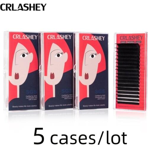 Wholesale 5boxes/set Faux Lash individual Eyelash Extension Lashes maquiagem cilios for professionals 17Rows Eyelash Extension