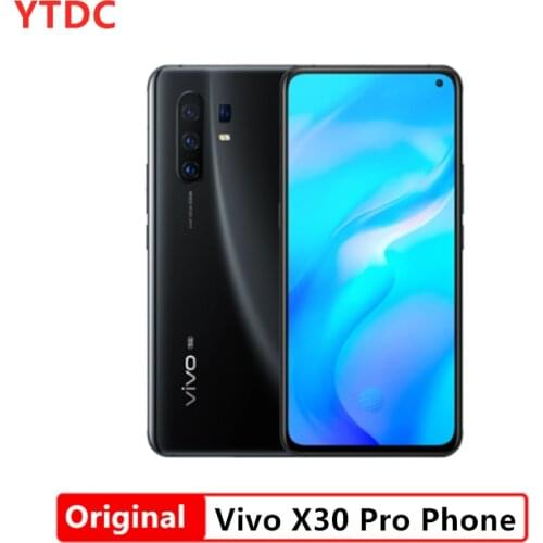 Original VIVO X30 Pro 5G 8GB RAM 128GB ROM Smart Phone 6.44‘’ XDR Screen 4350mAh 33W Fast Charge 64MP Quad Rear Camera 5G Phone