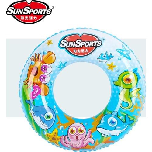 Swim Ring Water Floating Tool Cartoon Fish Unicorn Printed Swimming Gym Training Adult Childrens Fitness Equipment