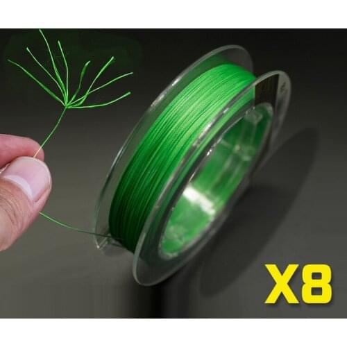 8 Strand Braided Fishing Line 100M Firm PE Fishing Lure Floating Line Casting Durable 8 Strand Smooth Multifilament PE Line