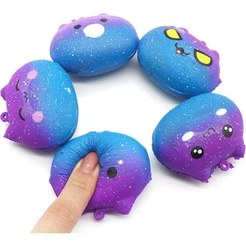 Fidget Toy Squishies Galaxy Kitty Slow Rising Cartoon Cream Scented Stress Relief Toys Popit Squishy Figet Toys Сожмите Игрушку