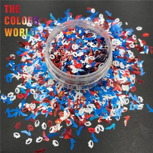 TCT-536 Mix Nails Glitter Nail Art Decoration Brillo grueso Nail Art Decoration Body Art Makeup Tumbler Crafts DIY Accessories