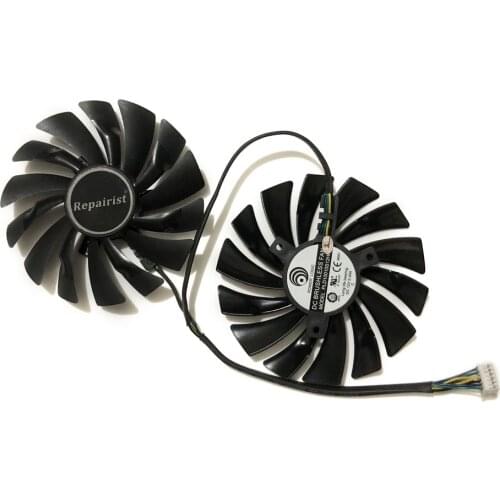 Repairist GPU GTX 980/970 Radiator cooler fan cooling MSI GTX980 GTX 970 GAMING video VGA Graphics Card As Replacement