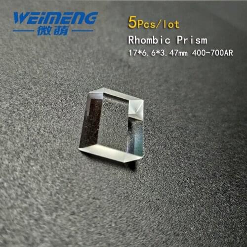 Weimeng 5pcs rhombic prism 17*6.6*3.47mm 400-700ARcoating H-K9L for automation equipment of aviation medical military instrument