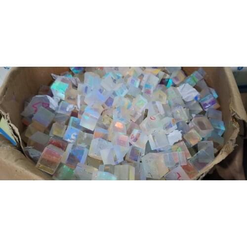 1KG Cubic Science Cube Optical Prisma Photography with Prism Home Decoration Prism Glass,color Child Gift a little flaw