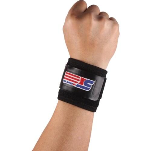 1PCS Free Shipping Classic Sports Gym Elastic Stretchy Wrist Joint Brace Support Wrap Band - Black