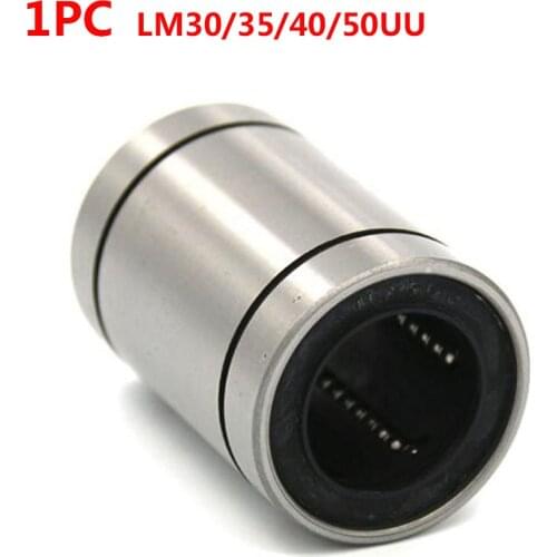 1PC Free Shipping Linear Ball Bearing LM30/35/40/50UU Durable Industry Tools for 3d Printer Carbon Chromium Steel