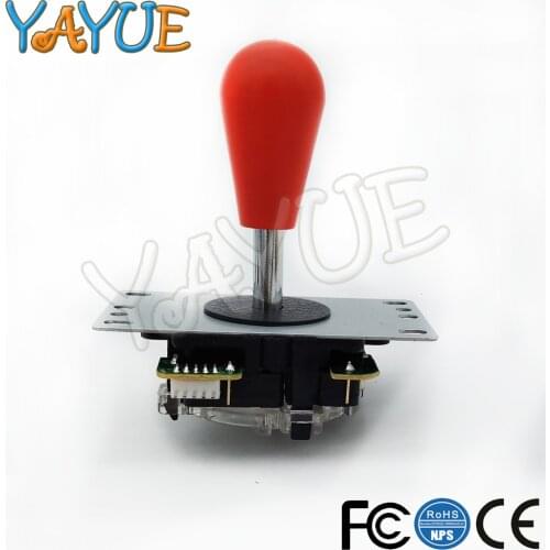 2pcs/lot New Style Sanwa Arcade Joystick 4 / 8 Way Operation Fighting Stick Oval Topball for Game Machine Part DIY