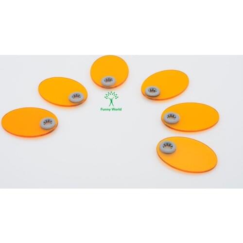 6Pcs Dental Shield Plate Shade Board Light Hood for Curing Light Lamp