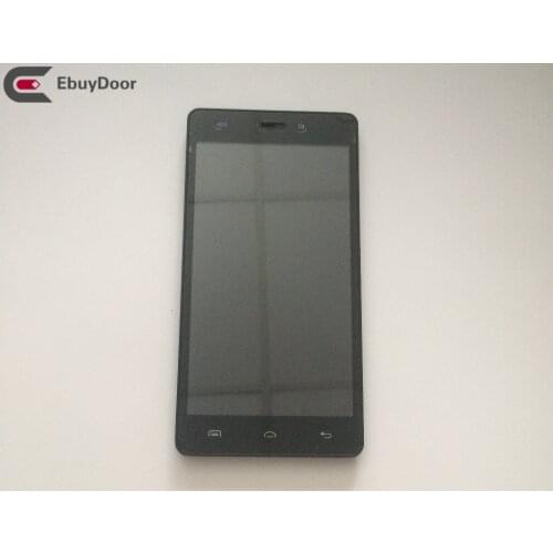 Used LCD Display Screen + Touch Screen + Frame For Doogee X5S MT6735 Quad Core 5.0 Inch HD 1280x720 Free Shipping