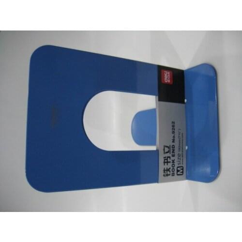 Deli 9262 Medium iron bookend Desktop Bookshelf 192mm bookends Wholesale and Retail