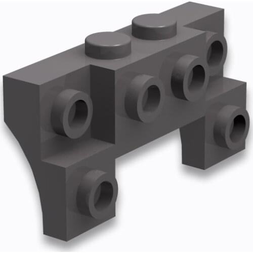 Building Blocks Parts14520 10PCS Brick Special 2 x 4 - 1 x 4 with 2 Recessed Studs and Thin Side Arches LEGOING MOCS Education