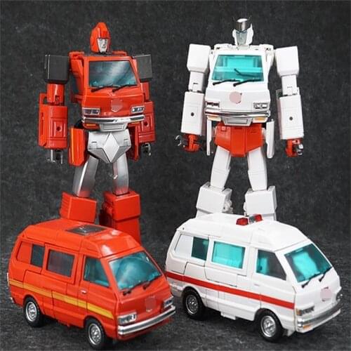 Transformation KO MP30 Ratchet And MP27 Ironhide Figure Toy