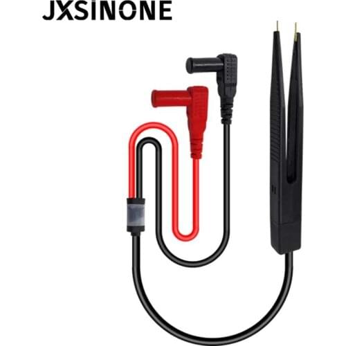 Cleqee P1510 SMD Clip component LCR testing tool Multimeter tester meter Pen probe lead tweezers Compatible with Fluke for Vichy