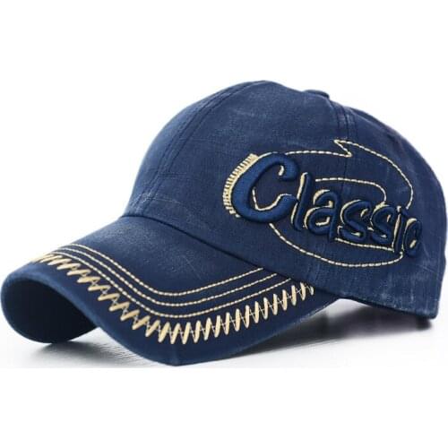 100%cotton Cap for men casual summer hat 3D CLASSIC letter Embroidered cap Unisex baseball caps