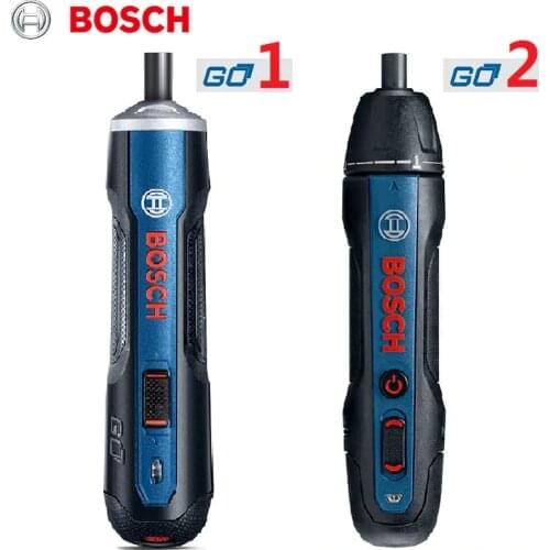 Original BOSCH Go & BOSCH GO 2 Rechargeable 3.6V Smart Cordless Screwdriver Set Mini Power Tool, 6 Modes Adjustable Torques