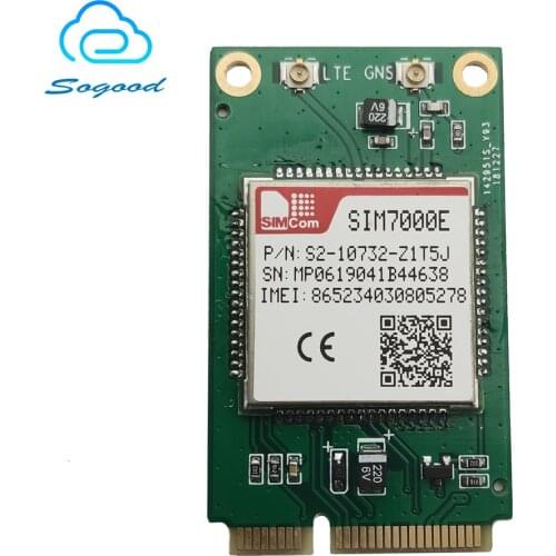 New&Original no fake SIM7000E B3/B8/B20/B28 NB-IoT Mini PCIE Module LTE CAT-M1(eMTC) competitive with SIM900 and SIM800