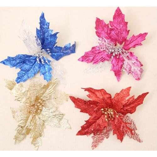 Scatter Artificial flowers Christmas tree decorations for home santa claus gift new year decoration ornaments new year 2020