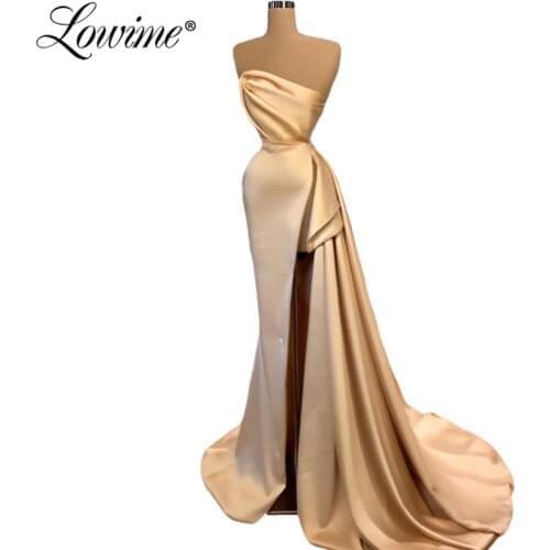 Gorgeous Simple Prom Dresses Formal Evening Gowns 2020 Turkish Aibye Party Dress For Weddings Dubai Arabic Women Evening Wearing