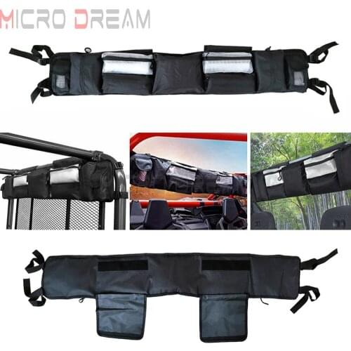 UTV Roll Cage Organizer Storage Bag Outdoor Hiking Camping Bag For Polaris Ranger RZR Rctic Cat Kubota Can-am Kawasaki Mule 600