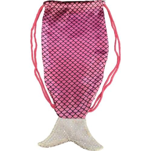 2020 New Mermaid Bag Kids Doll Out Going Backpack Accessories Girl Out Bag Retractable Backpack Children Birthday Gift Kids Toys