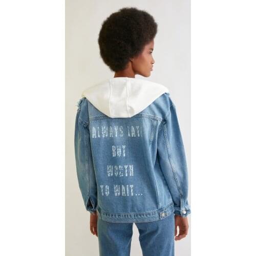 Trendyol Vintage Denim Jacket TWOSS20CE0035