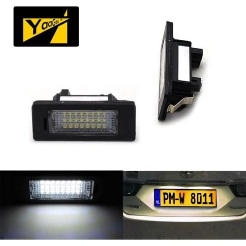 YaaGoo For BMW License Plate Light E82 E90 E92 E93 M3 E39 E60 E70 X5