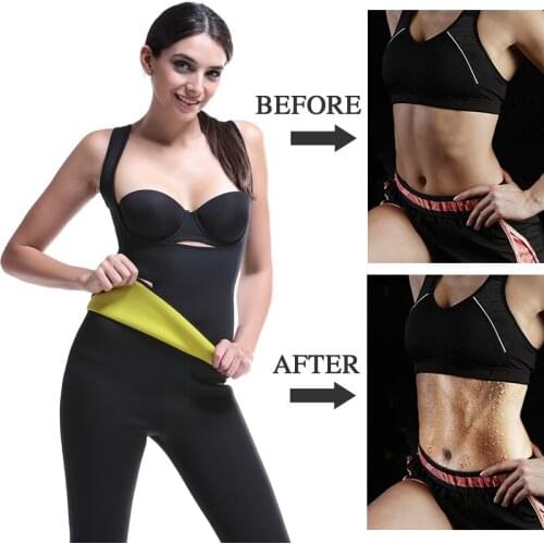 Women Neoprene Vest Shaperwear Slimming Waist Traine Push Up Tummy Belly Girdle Body Shaper Waist Cincher Corset Plus Size S-3X