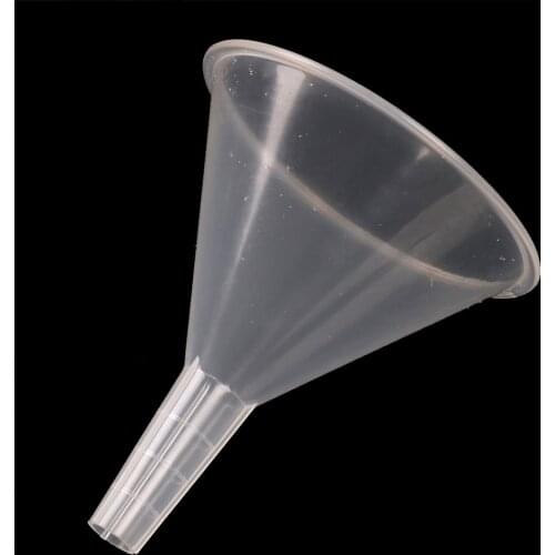 1 Pc Plastic Filter Funnel 100mm Laboratory Clear White Plastic Filter Funnel Lab Accessories