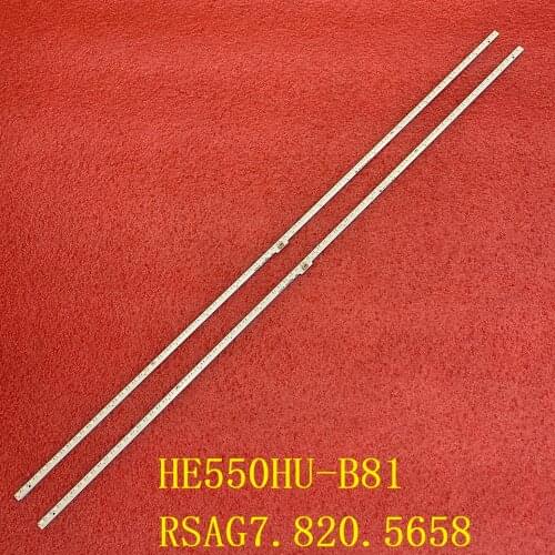 2 PCS/set LED backlight strip For Sharp LC-55N7000U Hisense LED55K380U LT-1139663-A HE550HU-B81 RSAG7.820.5658 LT-1150150-A