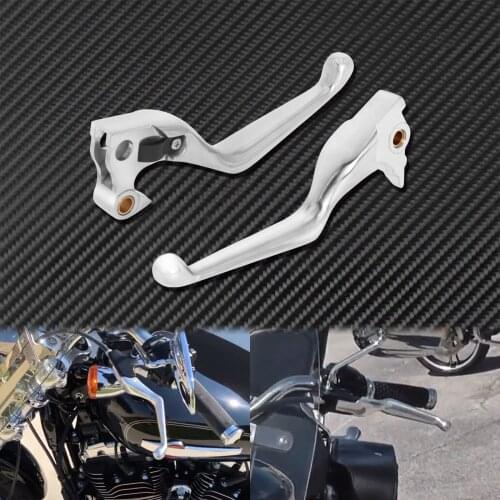 2XMotorcycle CNC Brake Clutch Lever Hand Control Lever Chrome For Harley Sportster XL 1200 883 Seventy Two Nightster 2014-2020