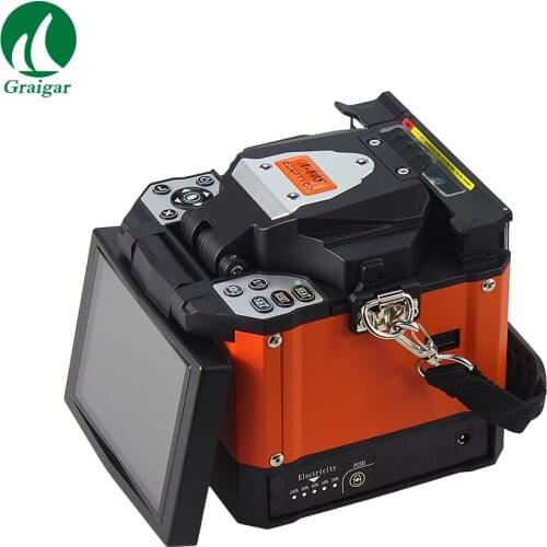 A-80S Automatic Fusion Splicer Machine Fiber Optic Fusion Splicer 9 Seconds Spl Orange Automatic Fusion Splicer Machine