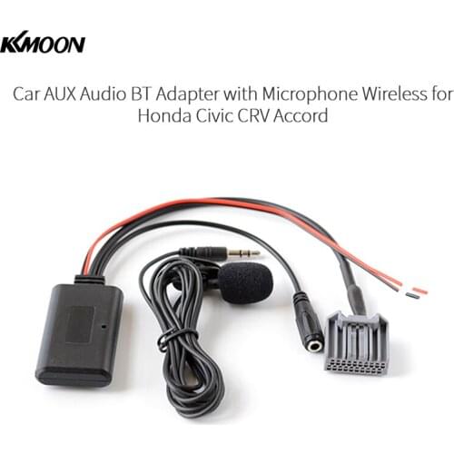 Car auto accessories AUX Audio BT Adapter with Microphone Wireless Car Auxiliary Audio Cable for Honda Civic CRV Accord