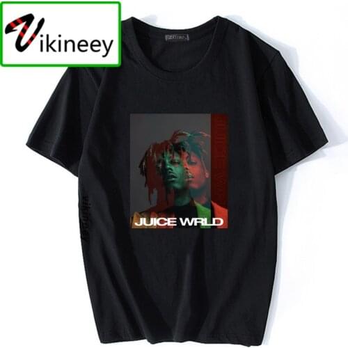 Hip hop Singer Respect Juice WRLD Print T Shirt Men Streetwear Swag Fashion Unisex Tops Rapper Fan Club Mens Harajuku T-shirt