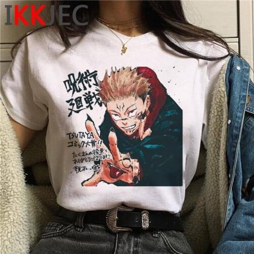 Jujutsu Kaisen top tees male graphic tees harajuku kawaii tumblr white t shirt plus size t shirt harajuku kawaii harajuku