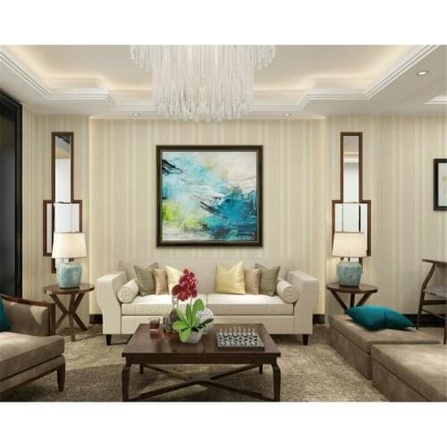 Beibehang Classical wallpaper mural bedroom living room study non-woven stripe Chinese wallpaper hotel teahouse box 3d wallpaper