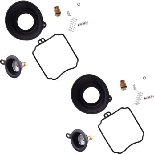 Beler Carburetor Repair Kit Plunger Valve Diaphragm fit for Yamaha XVS650 V-STAR 1998-2008 2009 2010 2011 2012 2013 2014 2015