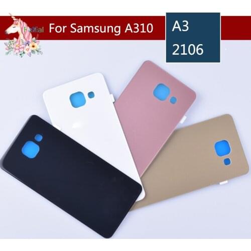 For Samsung A3 A310 A5 A510 A7 A710 A9 A910 2016 Housing Battery Cover Door Rear Chassis Back Case Housing Glass Replacement