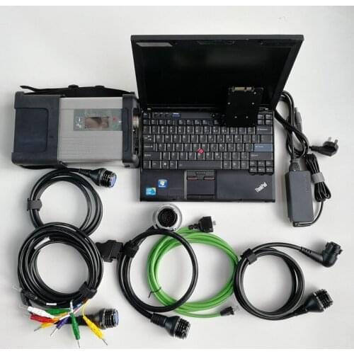 MB Star C5 SD Compact 5 with V12/2020 Software Vediamo X WIS EPC DTS and used laptop X201 I7 CPU 8G for Auto Diagnosis Tool
