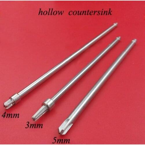 Medical Orthopedic instrument stainless steel hollow countersink limit drill bit AO quick coupling drill bit for VET&orthopedist