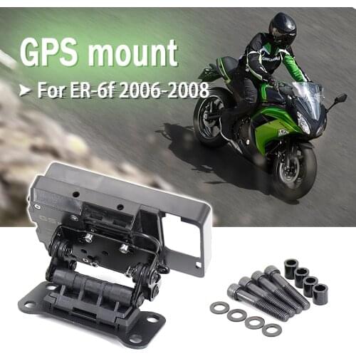 NEW For Kawasaki ER-6f 2006 2007 2008 Fast Charger Mobile Phone Navigation Bracket Motorcycle Accessories ER6F ER 6F