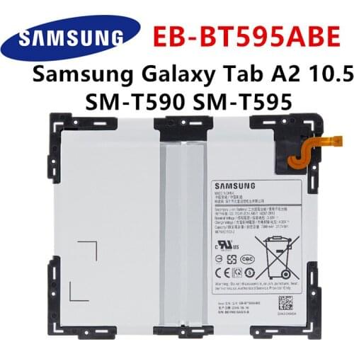 SAMSUNG original EB-BT595ABE 7300mAh Replacement Tablet Battery For Samsung Galaxy Tab A2 10.5 SM-T590 SM-T595 T590 T595