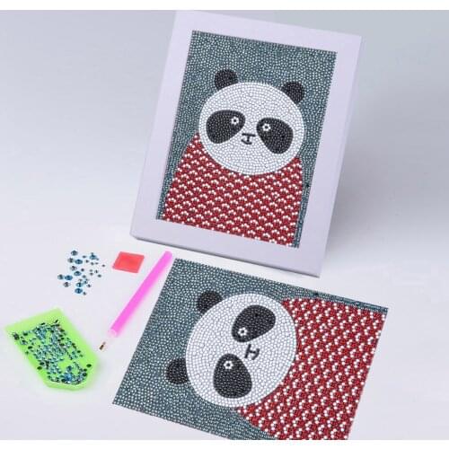 Full Drill Diamond Painting Panda Art Special Shaped Diamond Cross Stitch Embroidery Kits Accessories Home Decoration Craft Gift