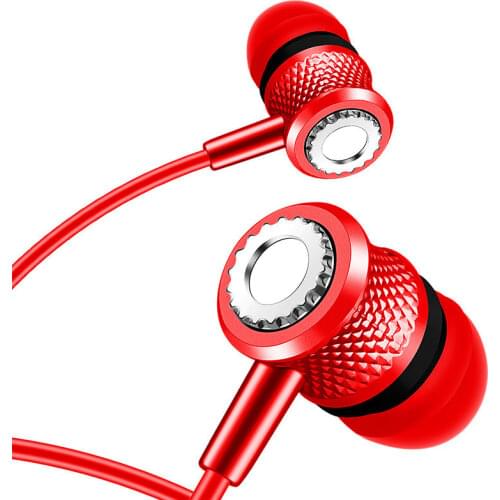 Professional In Ear Earphone Metal Heavy Bass Sound Quality Music Earphone Headset Sport Earphones with Mic Fone De Ouvido